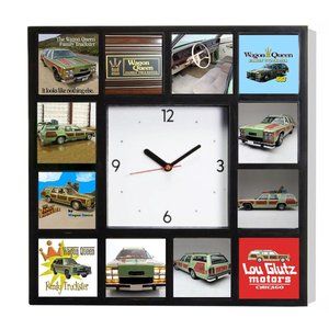 Family Truckster Dealer Showroom Clock with 12 pictures Vacation Film Movie prop